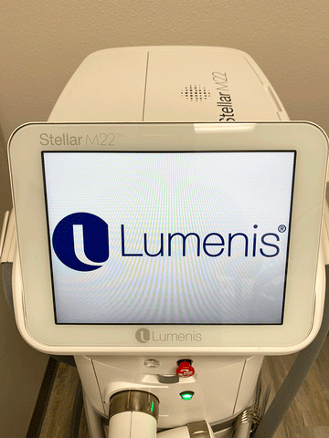 Picture of the screen for 2021 Lumenis Stellar M22 IPL Laser Machine