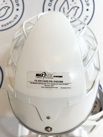 Back picture of the MaxAir CAPR Helmet