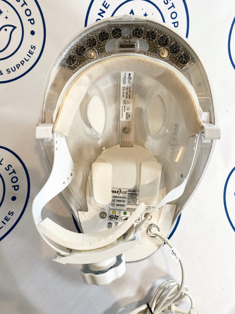 Inside picture of the MaxAir CAPR Helmet