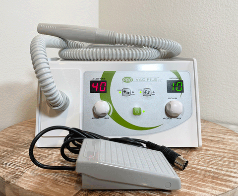 Front picture of the Medicool Pro Vac File V2 Vacuum