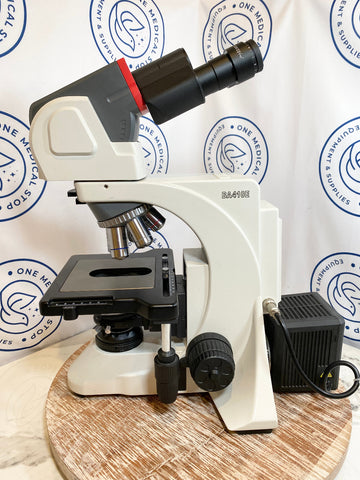 Picture of Motic Microscope BA410E unit side view