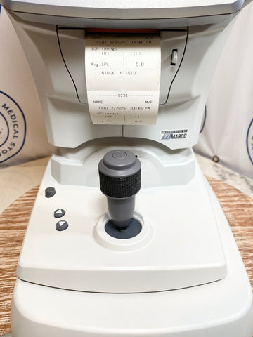 Picture of Nidek NT-510 NCT Non Contact Tonometer printing slot