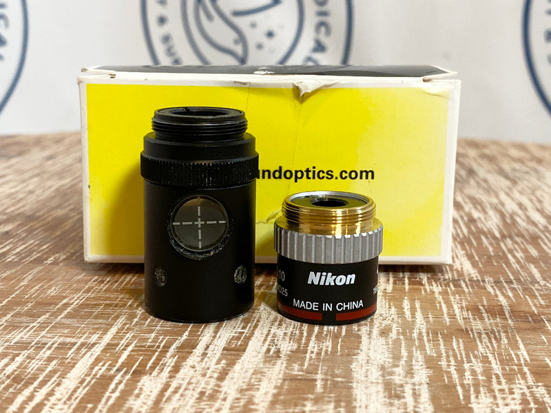 Picture of Nikon 4 4/0.10 160/-WD25 Microscope Objective