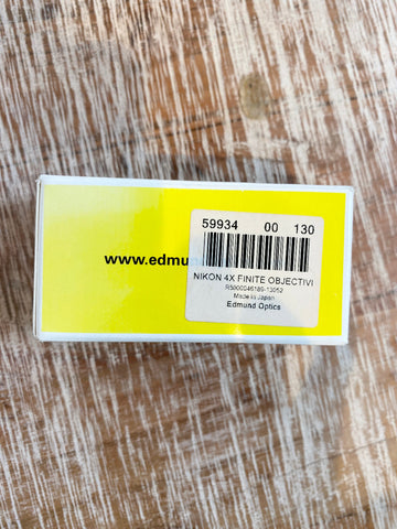 Picture of Nikon 4 4/0.10 160/-WD25 Microscope Objective box