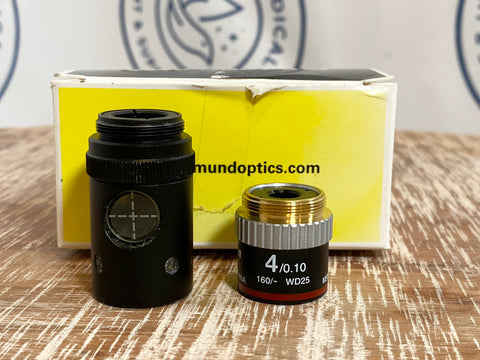 Picture of Nikon 4 4/0.10 160/-WD25 Microscope Objective