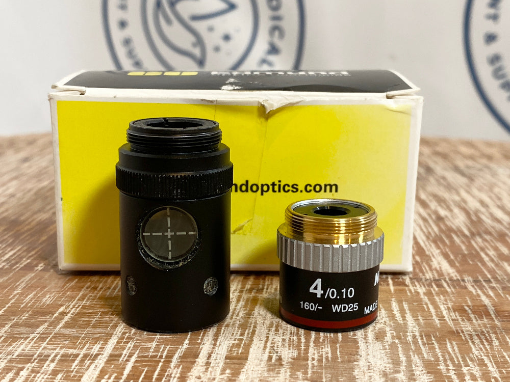 Picture of Nikon 4 4/0.10 160/-WD25 Microscope Objective