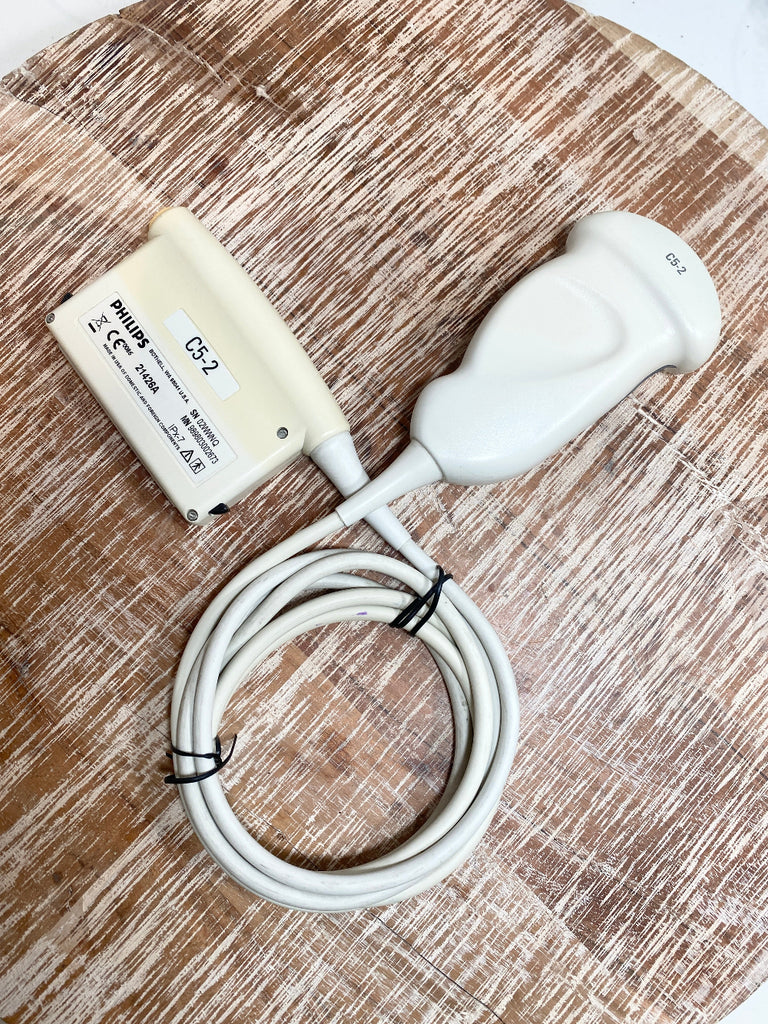 Philips C5-2 Broadband Convex Curved Array Ultrasound Transducer with a cable