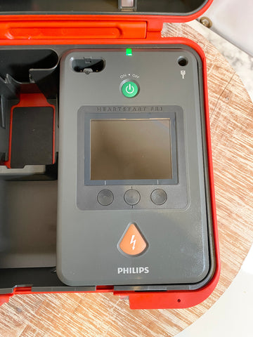 Philips Heartstart FR3 AED Defibrillator screen
