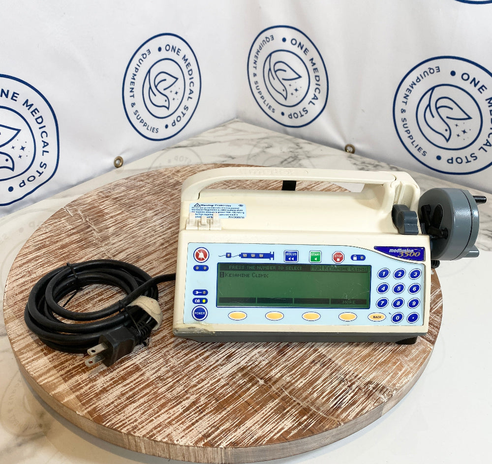 Smiths Medical Medfusion 3500 Syringe Pump with power cable