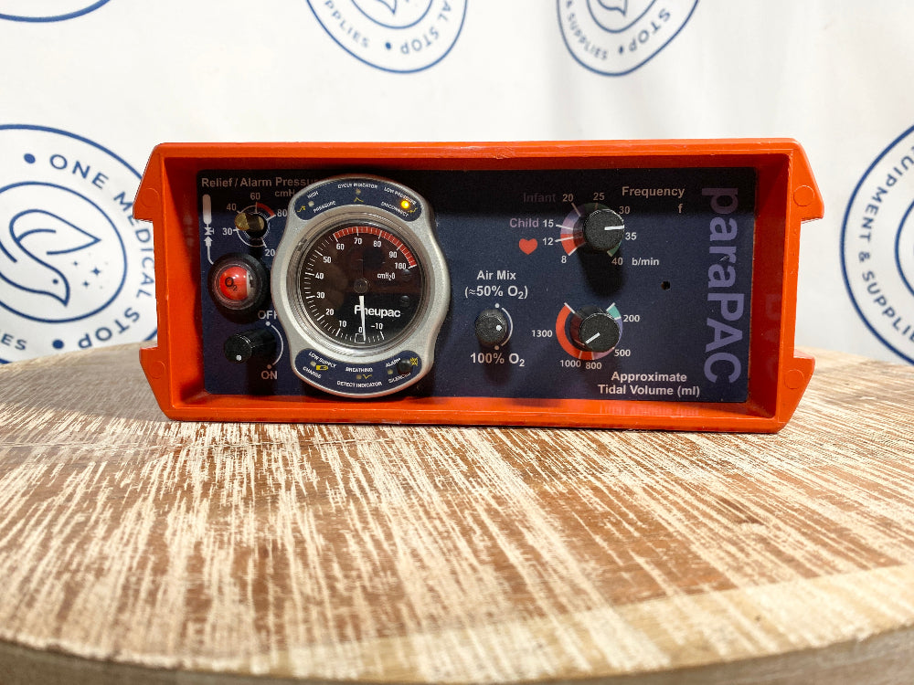 Smiths Medical ParaPac Medic 200D Ventilator front view