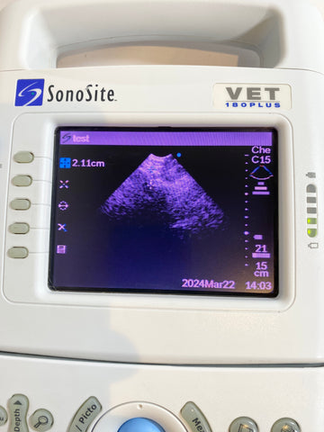 Picture of the Sonosite Vet 180 Plus Ultrasound System