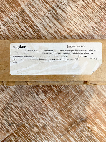 Stryker RemB6 Electric Micro Drill packaging with label