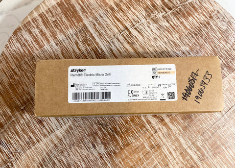 Styker RemB6 Electric Micro Drill packaging in a box