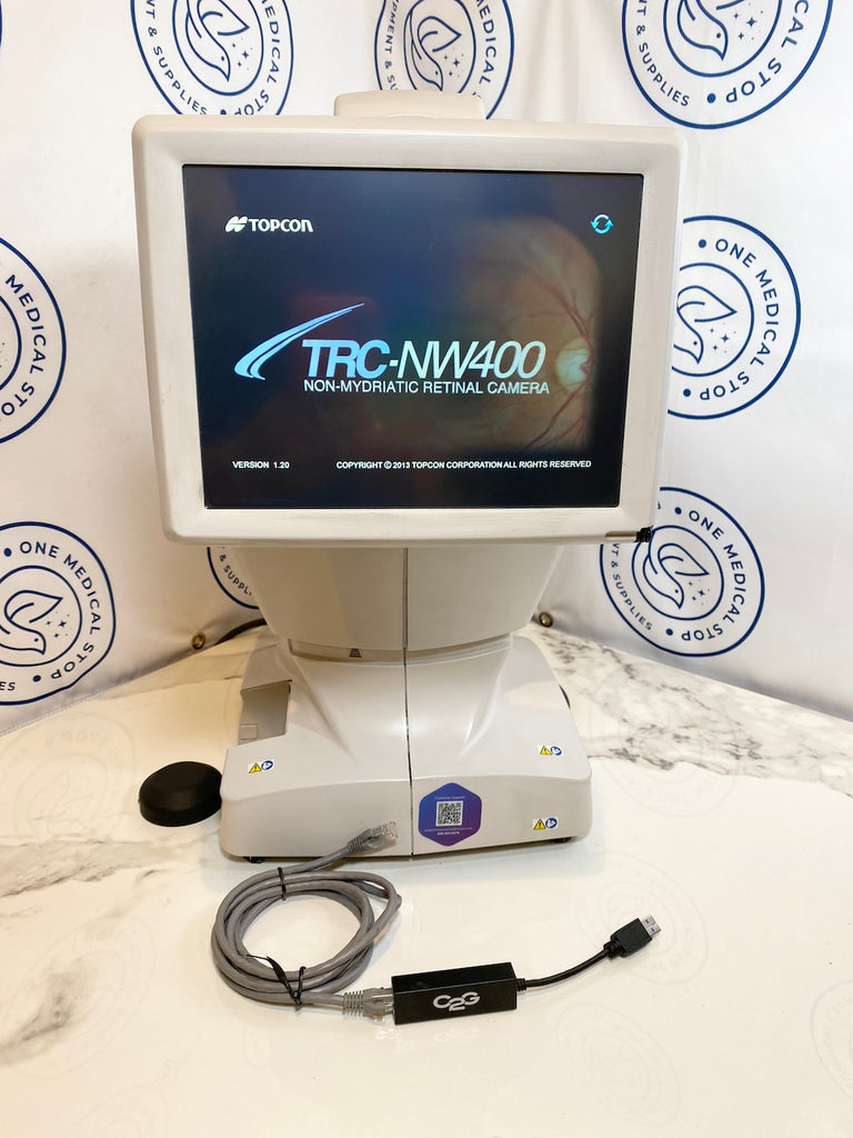 Picture of TOPCON TRC-NW400 Non-Mydriatic Retinal Camera  with cable