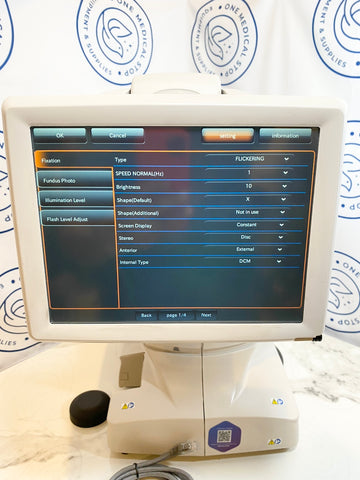 Picture of TOPCON TRC-NW400 Non-Mydriatic Retinal Camera monitor