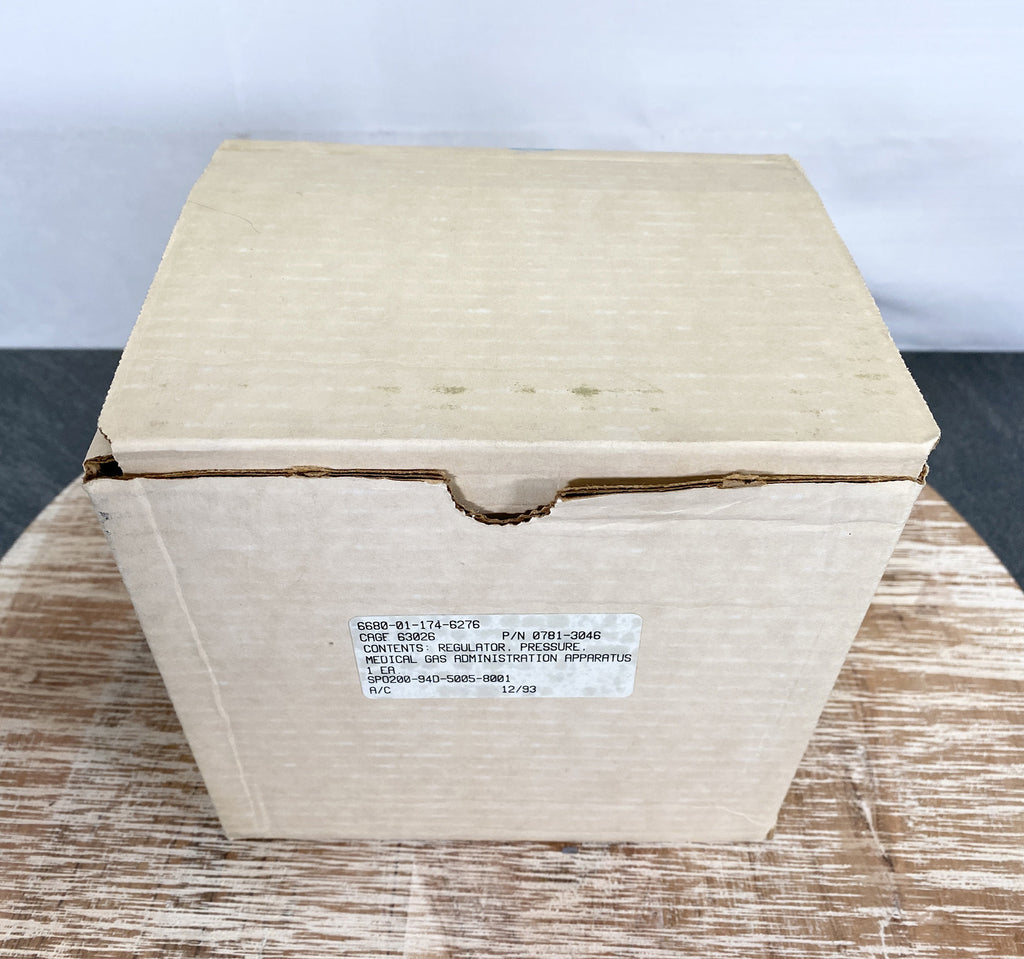 The box for VICTOR Oxygen Regulator Vmf-15ln 4000 PSI 25000 KPA