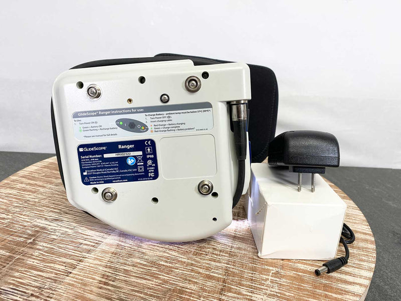 Back picture of Verathon GlideScope Ranger Video Laryngoscope Monitor w/ Charging Adapter