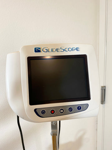 GlideScope medical device screen