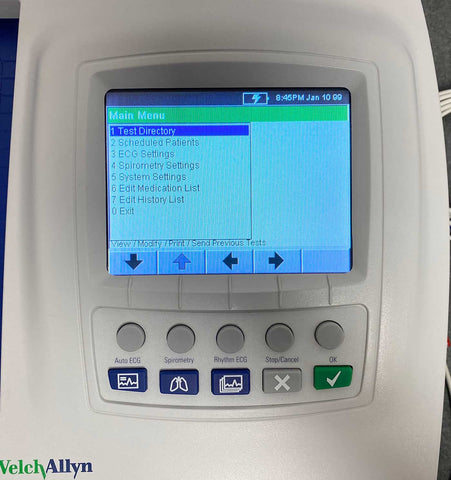 Picture of the Welch Allyn CP200 Interpretive ECG with Spirometry EKG