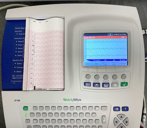 Picture of the Welch Allyn CP200 Interpretive ECG with Spirometry EKG