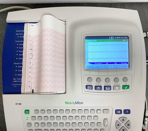 Picture of the Welch Allyn CP200 Interpretive ECG with Spirometry EKG