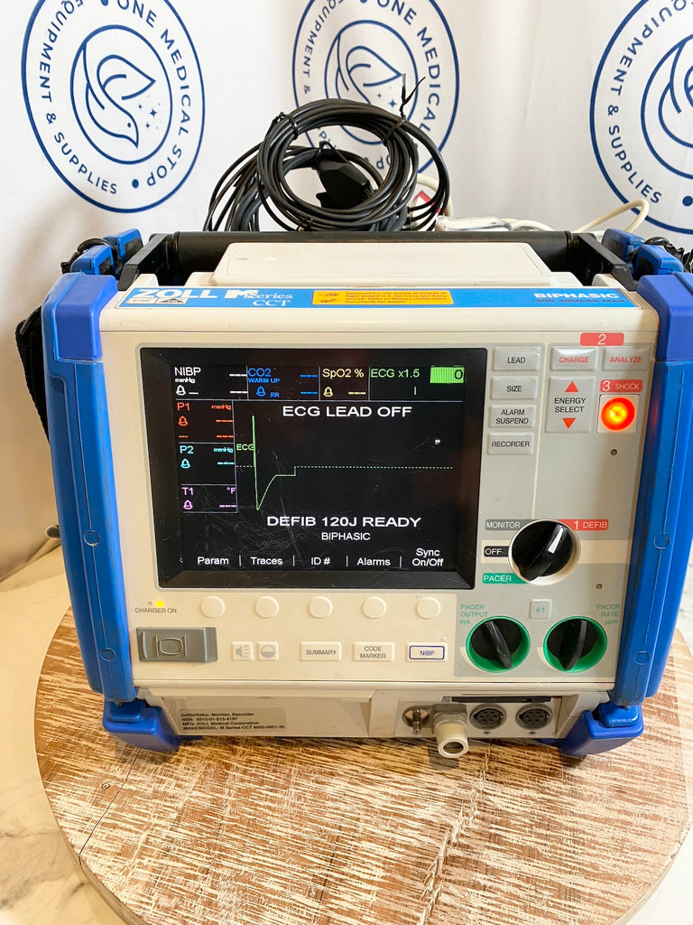 Picture of Zoll M Series Defibrillator Patient Monitor top