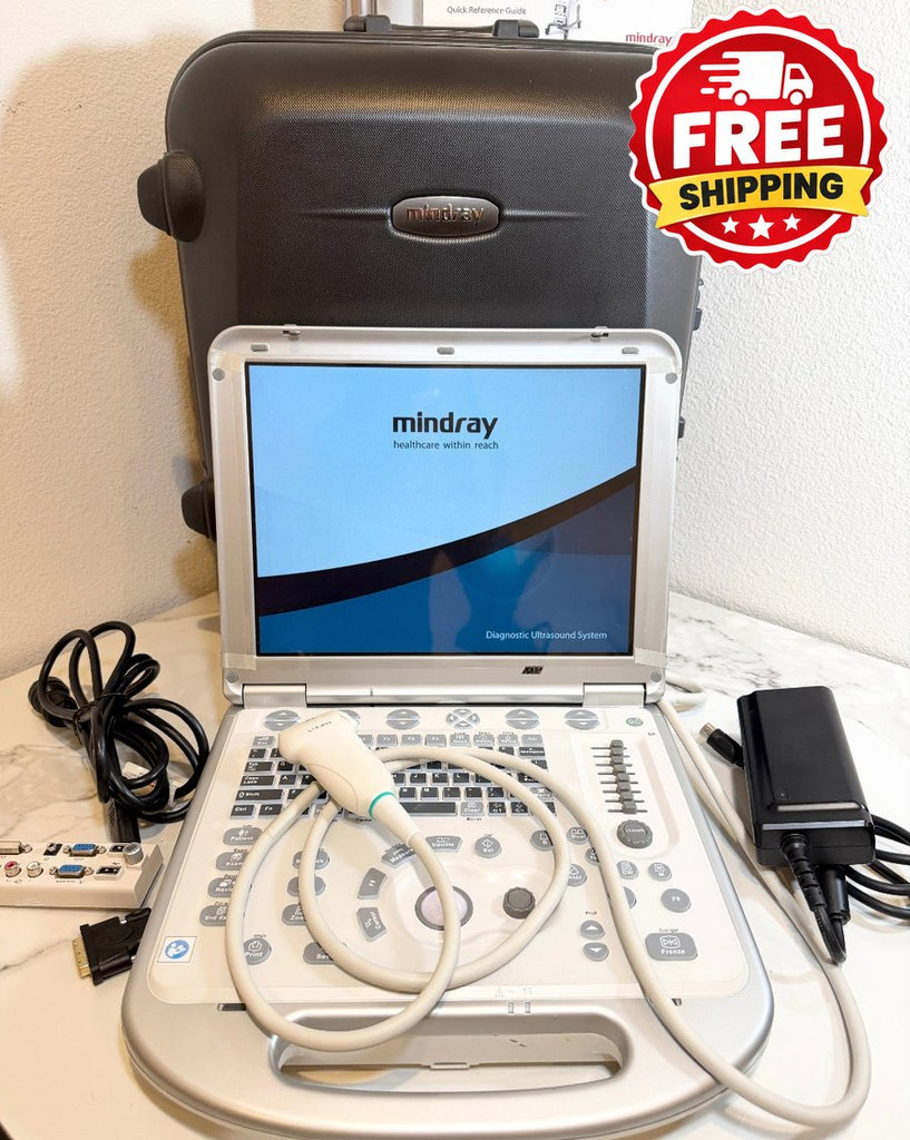Mindray M7 Portable Ultrasound Machine with L14-6Ns Probe & Carrying Case