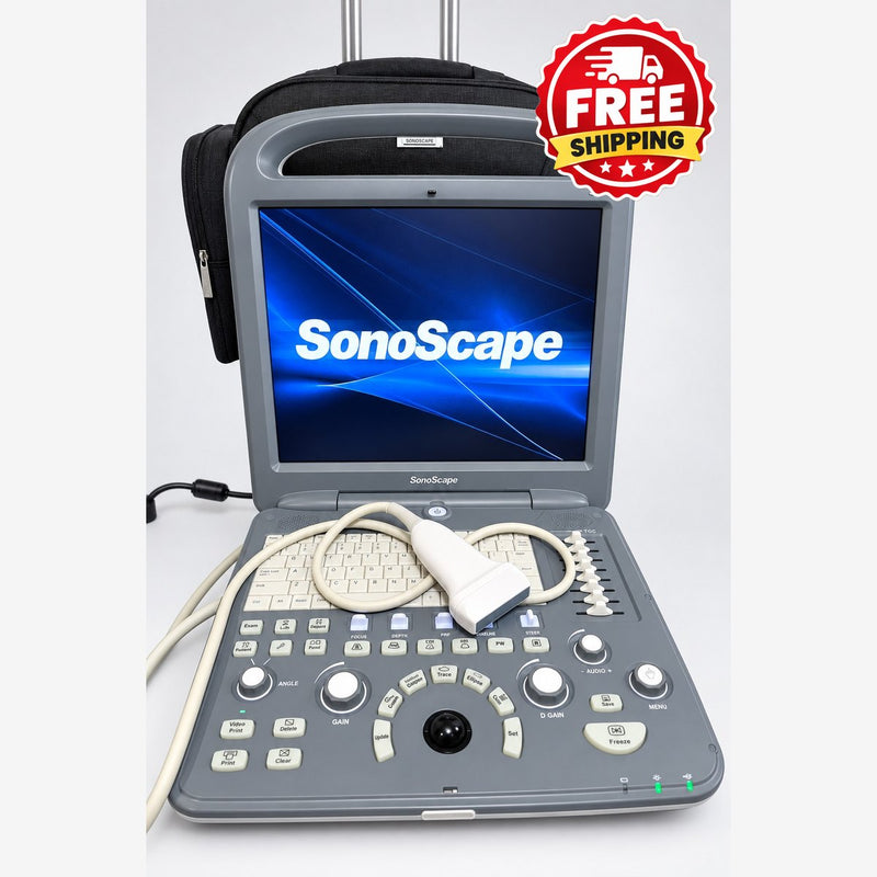 Sonoscape S2 Ultrasound Machine With L741 Transducer & Carrying Case
