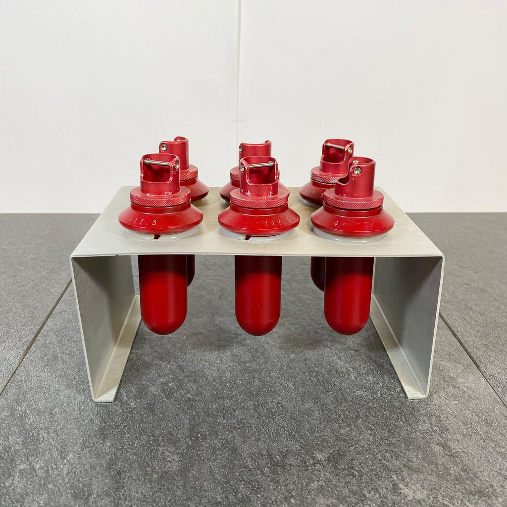Beckman Centrifuge Swing Rotor Bucket 6 Tubes 117.3 With Holder 331186 ...