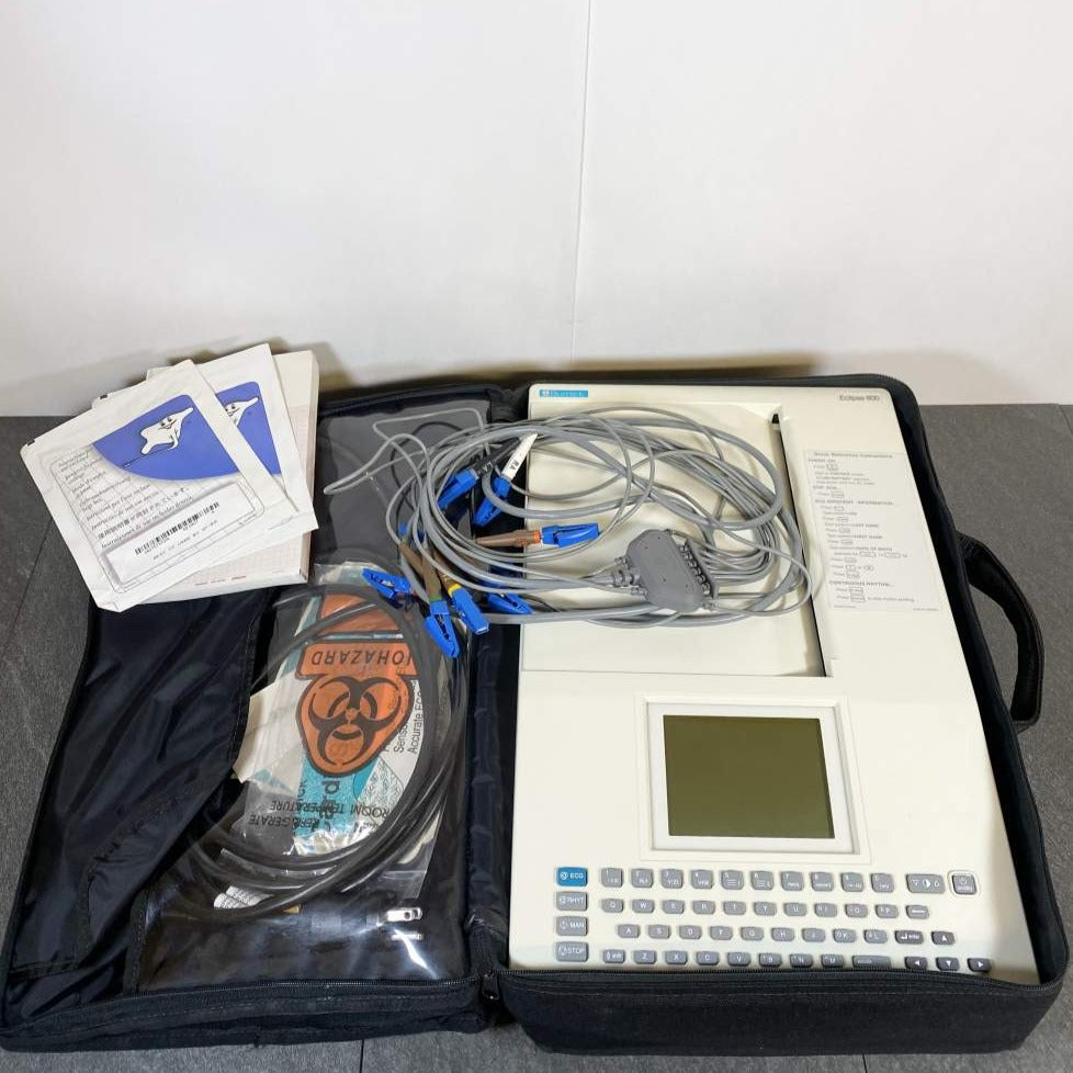 Picture of Burdick Eclipse 800 EKG Machine, With Carry on Bag and EKG Cable