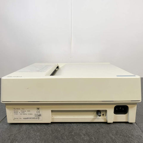 Back picture of Burdick Eclipse 800 EKG Machine