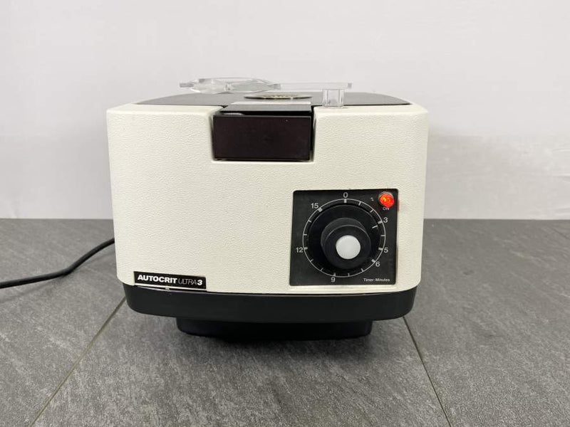 Front picture for Clay Adams AutoCrit Ultra3 Centrifuge