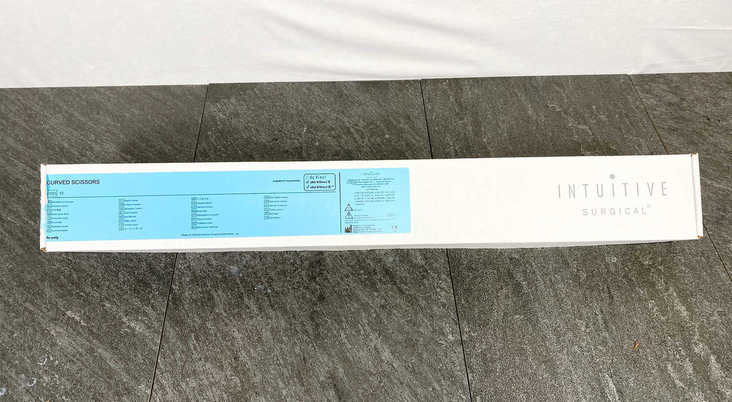 Picture of the box for Da Vinci Intuitive Surgical 5MM Curved Scissor Ref 420146