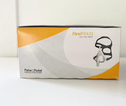 Front picture of the box for Fisher & Paykel FlexiFit 431 Full Face Mask