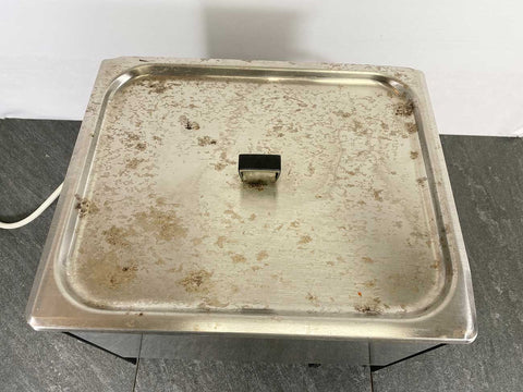 Picture of the top lid with discoloration forFisher Scientific / Solid State Ultrasonic Cleaner FS-28 