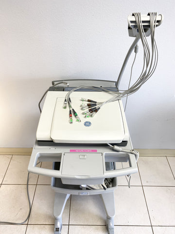 Picture of  the surface for GE Mac 5500HD EKG Machine with Rolling Cart