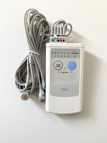 Picture of the GE Pro ECG Telemetry Transmitter With Leads