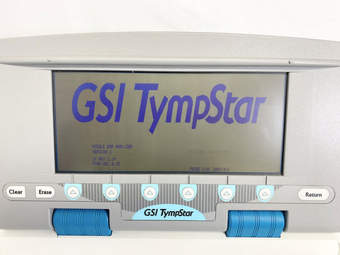 Picture of the screen for Grason Stadler GSI 2000-97 GSI TympStar Middle Ear Analyzer