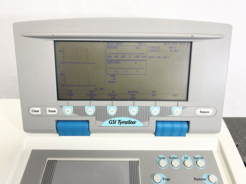 Picture of the screen for Grason Stadler GSI 2000-97 GSI TympStar Middle Ear Analyzer