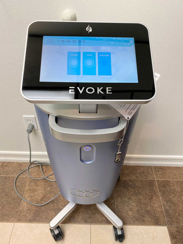 Picture of the screen for 2021 Inmode Evoke EmFace Facial Remodeling System