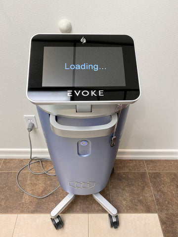 Picture of the screen for 2021 Inmode Evoke EmFace Facial Remodeling System