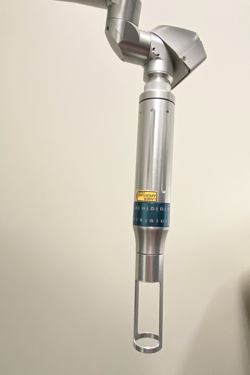 Picture of the handpiece for Lumenis PiQo4 Laser Tattoo Removal