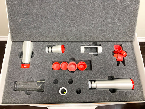 Picture of the handpieces for Lumenis PiQo4 Laser Tattoo Removal