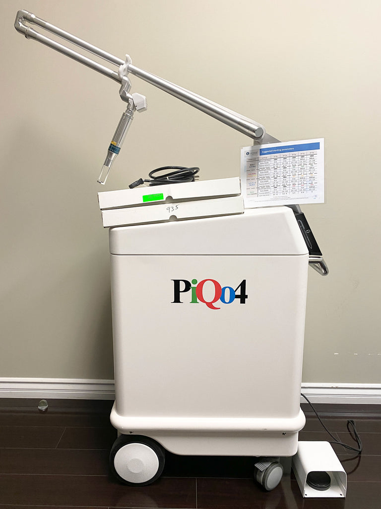 Side picture of the Lumenis PiQo4 Laser Tattoo Removal