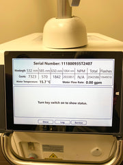 Picture of the screen for Lumenis PiQo4 Laser Tattoo Removal