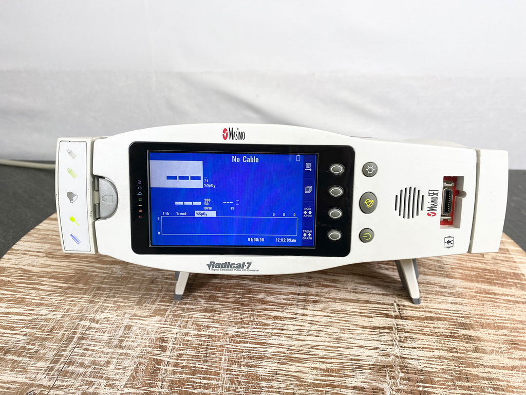 Masimo Set Rainbow Radical 7 Signal Pulse Oximetry Color Patient Monit ...