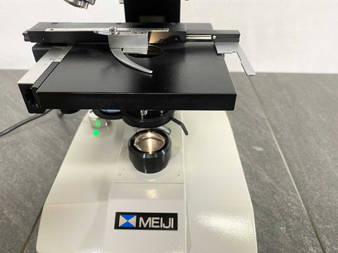 Meiji ML2000 Binocular Compound Phase Contrast Laboratory Microscope ...