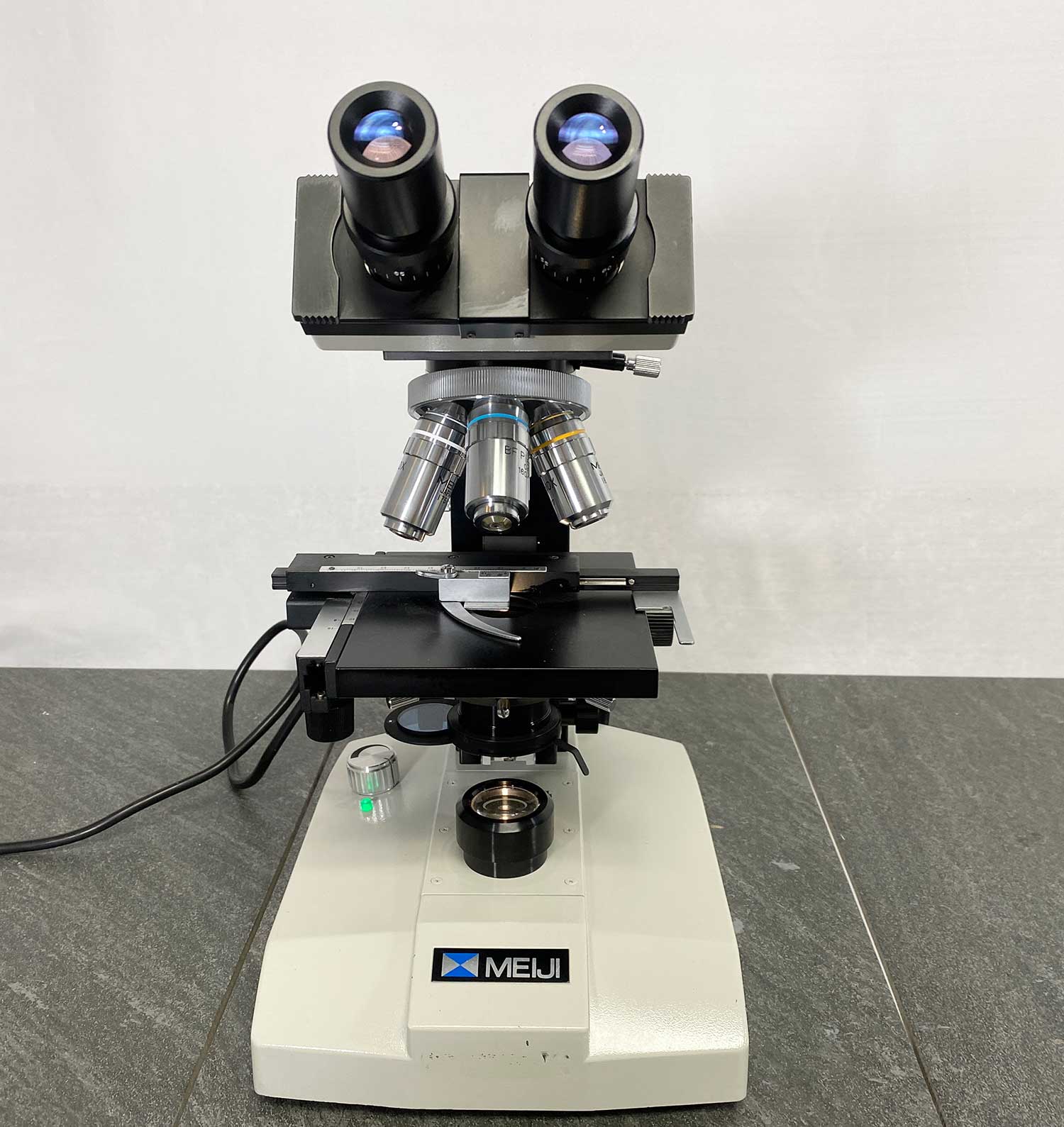 Meiji ML2000 Binocular Compound Phase Contrast Laboratory Microscope ...