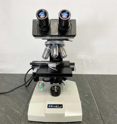 Front picture for Meiji ML2000 Binocular Compound Phase Contrast Laboratory Microscope