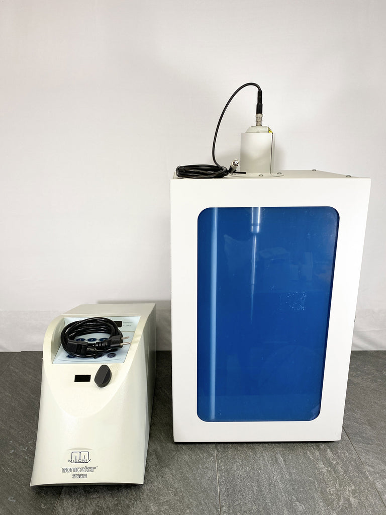 Front picture for Misonix  Sonicator 3000 Cell Disruptor with  Sound Enclosure Cabinet